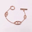 Hermes Farandole Bracelet With D'Ancre Link In Yellow Gold/ Rose Gold/ Silver
