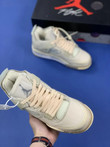 Off-white X Nike Air Jordan 4 Retro Sp Wmns Sail Sneaker Shoes