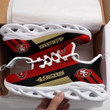 49er Logo Red Black 3D Max Soul Sneaker Shoes