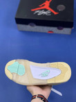 Off-white X Nike Air Jordan 4 Retro Sp Wmns Sail Sneaker Shoes