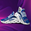 Buff. Bill Logo Pattern 3D Max Soul Sneaker Shoes In White And Blue