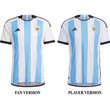 Gerónimo Rulli 12 Argentina Men Home World Cup Patch Fan Version Player Version Jersey