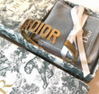 Dior Antique Gold 'Jadior' Signature Cuff Bracelet