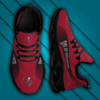 TB Buccaneer Logo Stripe Pattern 3D Max Soul Sneaker Shoes In Red