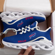 Buff. Bill Logo Pattern 3D Max Soul Sneaker Shoes In Blue