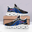 Buff. Bill Blue Curved Pattern 3D Max Soul Sneaker Shoes