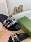 Louis Vuitton Waterfront Mule With Green Red Stripes Slides