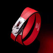 Hermes Kelly Double Tour Bracelet In Red