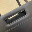 Fendi Large Logo Shopping Bag Top Handles Leather In Black