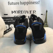 Nike Air Jordan 6 Black & University Blue Sneakers Shoes