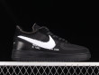 Off-White x Nike Air Force 1 Low Black White Shoes Sneakers
