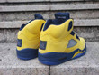 Nike Air Jordan 5 Yellow Deep Blue Sneakers Shoes