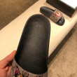 Gucci Beige Gg Supreme Graphic Tiger Slide Sandal