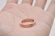 Gucci Icon Thin Band Ring In Yellow Gold