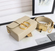 Dior 30 Montaigne Mini Box Bag Smooth Leather In Cream