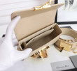 Dior 30 Montaigne Mini Box Bag Smooth Leather In Cream