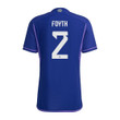 Juan Foyth #2 Argentina Away Men Jersey Fan Version Player Version Jersey