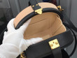 Louis Vuitton Petite Boite Chapeau Leather Bag Black & Pink