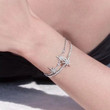 Apm Monaco Double Meteorites Bracelet - White Silver