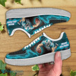 Mia. Dolphin Player Air Force 1 Shoes Sneaker In Teal