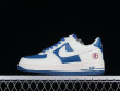 Nike Air Force 1 '07 LV8 Low White Navy Blue Shoes Sneakers