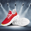 KC. Chief Neon Flames Design Pattern 3D Max Soul Sneaker Shoes