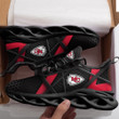 KC. Chief Logo Triangle Pattern 3D Max Soul Sneaker Shoes In Black