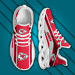 KC. Chief Logo Pattern 3D Max Soul Sneaker Shoes In Red White