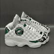 P. Eagle Air Jordan 13 3D Sneaker Shoes In Beige Green