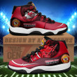 KC Chief Team Air Jordan 11 3D Sneakers Shoes In Red