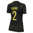 Achraf Hakimi 2 Paris Saint-Germain Women's 2022/23 Fourth Breathe Stadium Player Jersey - Black