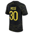 Lionel Messi 30 Paris Saint-Germain Youth 2022/23 Fourth Breathe Stadium Player Jersey - Black