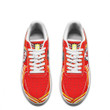 KC Chief Hive Pattern Air Force 1 Shoes Sneakers - Red