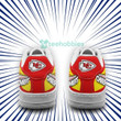 KC Chief Ball With Logo Pattern Air Force 1 Shoes Sneaker