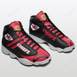 KC Chief Hive Pattern Air Jordan 13 Shoes Sneakers - Black/Red