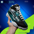 Phi. Eagle Logo And Letter Midnight Pattern Air Jordan 13 Shoes