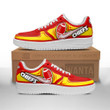 KC Chief Ball Air Force 1 Shoes Sneakers For Fans - Red/Yellow