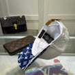Louis Vuitton LV Embroidered And Monogram Baseball Cap In White/Navy