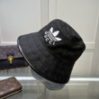 Adidas x Gucci GG Motif Bucket Hat In Black