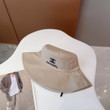 Chanel Small Brim CC Monogram Cotton Bucket Hat In Beige