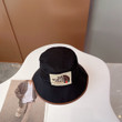 The North Face x Gucci Lettering And Logo Pattern Bucket Hat In Black/Black