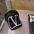 Valentino Logo Baseball Hat In Black