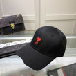 Ami De Coeur Embroidery Baseball Hat In Black