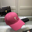 Ami De Coeur Embroidery Baseball Hat In Pink
