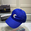 Capnstuff CCC Embroidery Baseball Hat In Royal Blue