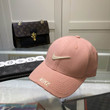 Nike Logo Embroidery Baseball Hat In Pink