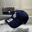 MLB LA Embroidery Baseball Hat In Dark Blue