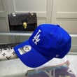 MLB LA Embroidery Baseball Hat In Royal Blue