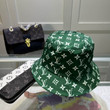 Louis Vuitton Monogram Cotton Bucket Hat In Green