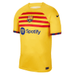 Ousmane Dembele 7 Barcelona 2022/23 Fourth Breathe Stadium Men Jersey - Yellow